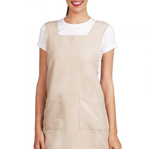 Estola cruzada beige