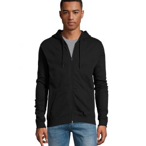 Sudadera unisex con cremallera