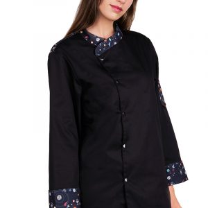 chaqueta de cocina unisex manga larga motivos del espacio