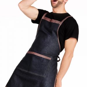 Delantal vaquero reversible