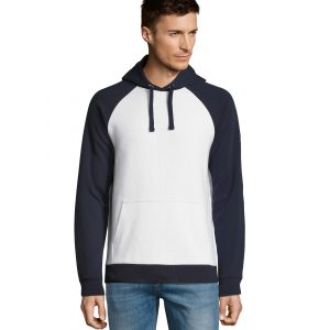 Sudadera unisex bicolor